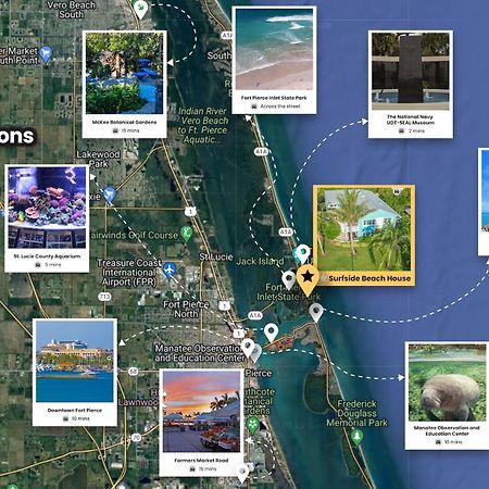Fort Pierce - 2Bd,2Ba Tropical Surfside Retreat Kültér fotó
